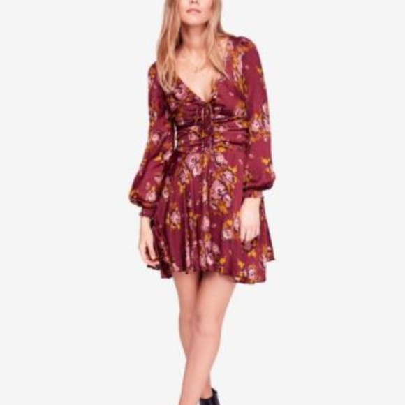 Free People Morning Light Printed Mini Dress - Picture 3 of 7